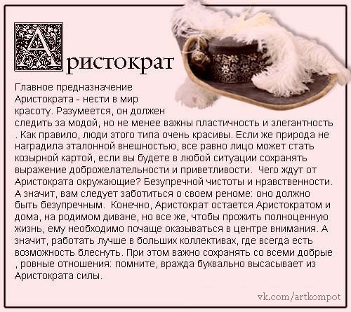 Аристократ. Структурный гороскоп. Григорий кваша